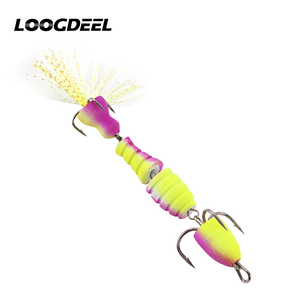 Fishing Equipment Deals - เหยื่อปลอม LOOGDEEL 1 ชิ้น ขายดี เหยื่อโฟมความหนาแน่นสูง