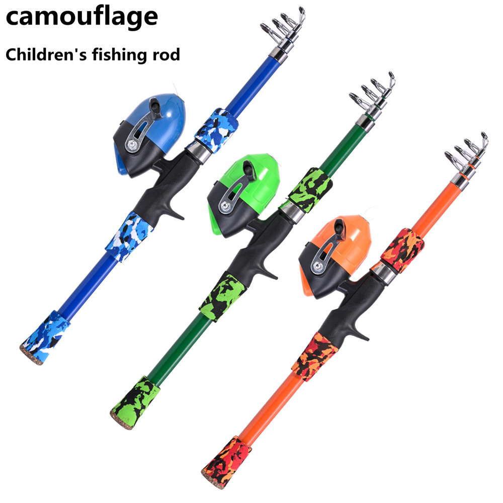 คันเบ็ดเด็กลายพรางยืดไสลด์แบบพ - Fishing Equipment For Kids บทวิจารณ์และราคา