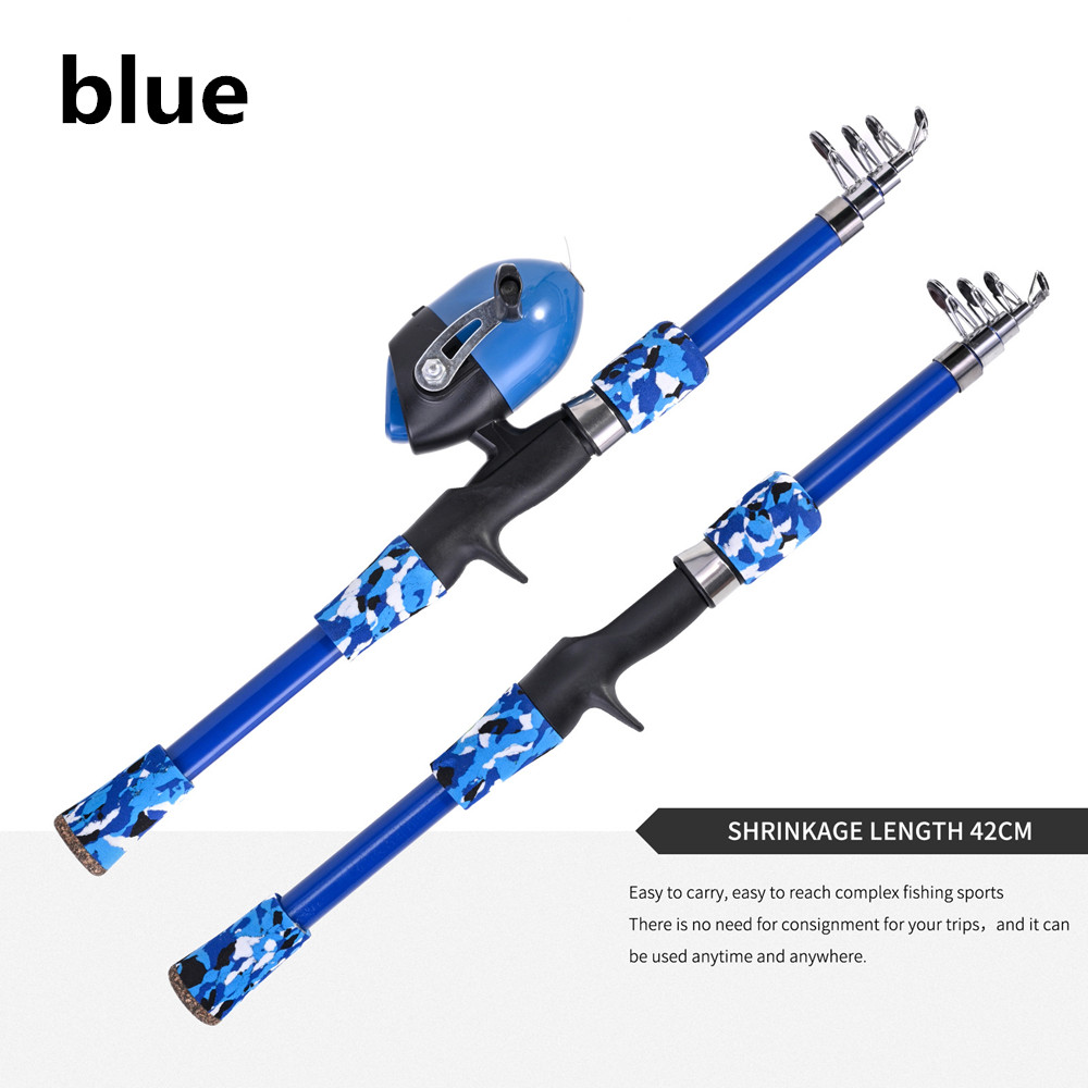 คันเบ็ดเด็กลายพรางยืดไสลด์แบบพ - Fishing Equipment For Kids บทวิจารณ์และราคา