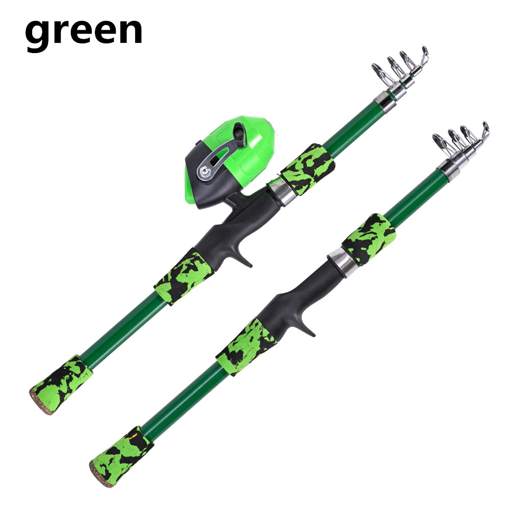 คันเบ็ดเด็กลายพรางยืดไสลด์แบบพ - Fishing Equipment For Kids บทวิจารณ์และราคา