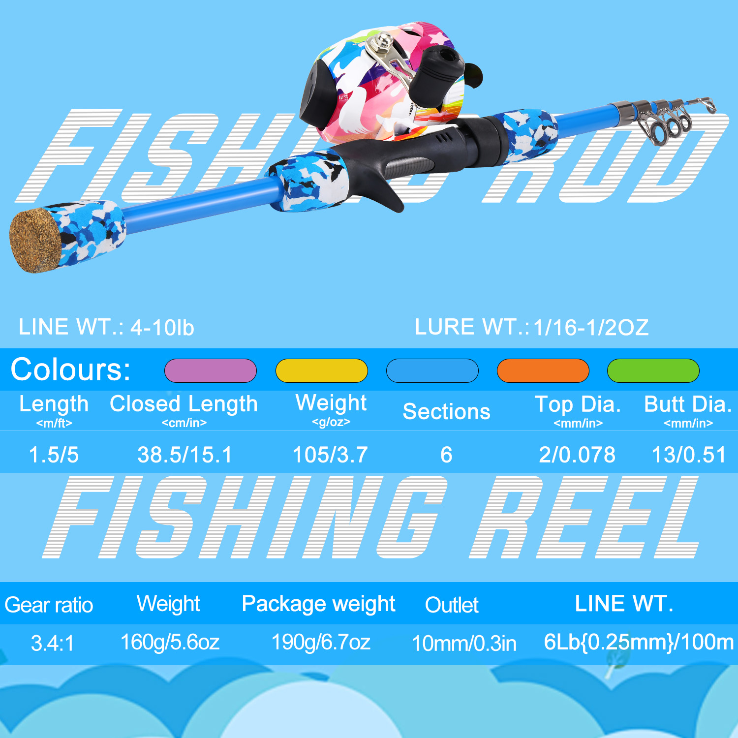Sougayilang เด็กตกปลา Combo 1. - Fishing Equipment For Kids บทวิจารณ์และราคา