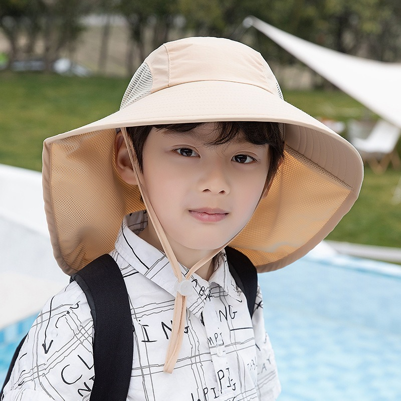 เด็กหมวกกันแดดพร้อมคอพนังป้องก - Fishing Equipment For Kids บทวิจารณ์และราคา