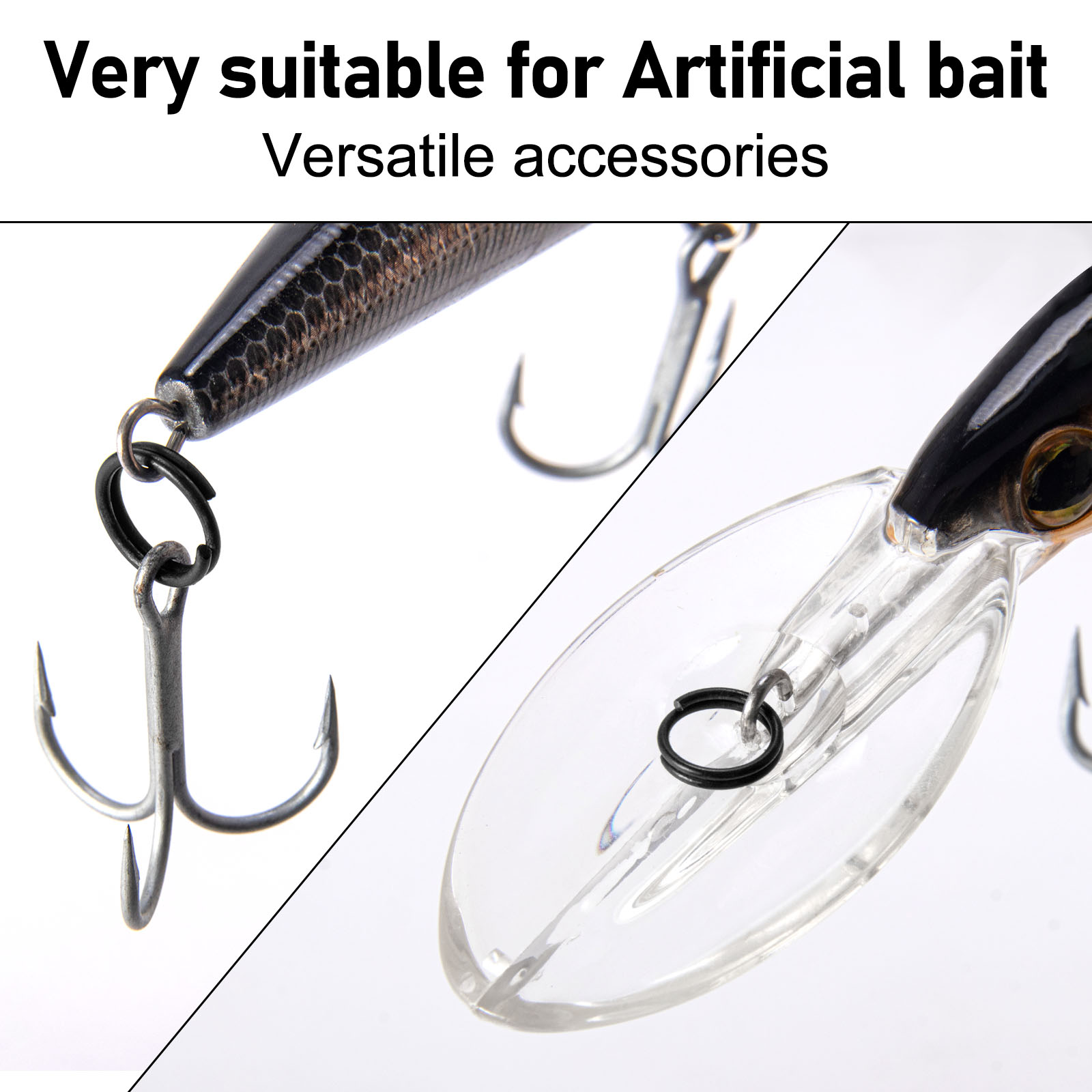 ห่วงเชื่อมต่อเหยื่อตกปลา ขนาด  - Fishing Equipment Tackle บทวิจารณ์และราคา