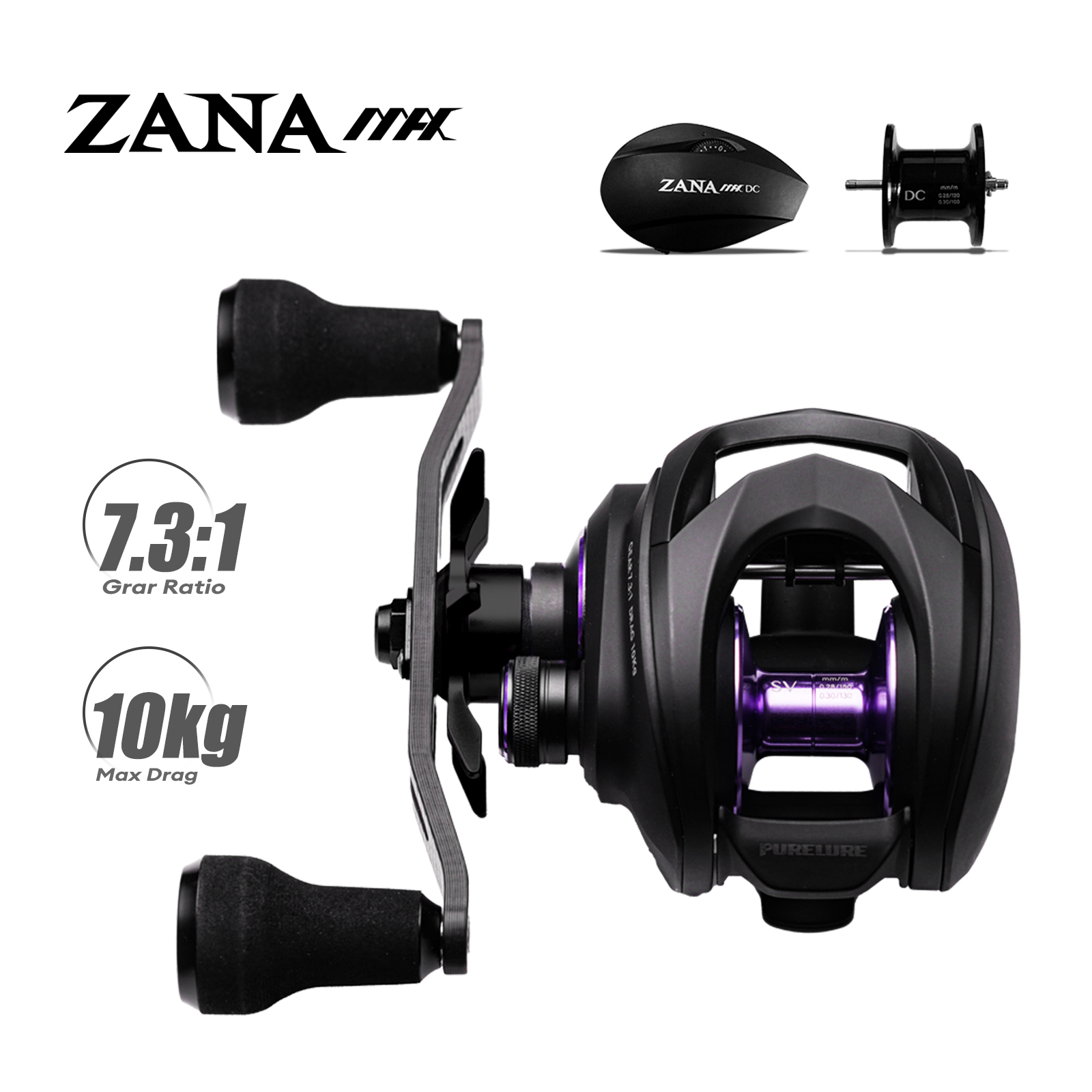 รอกเบทคาสติ้ง PURELURE ZANA MA - Daiwa Reel Bg บทวิจารณ์และราคา