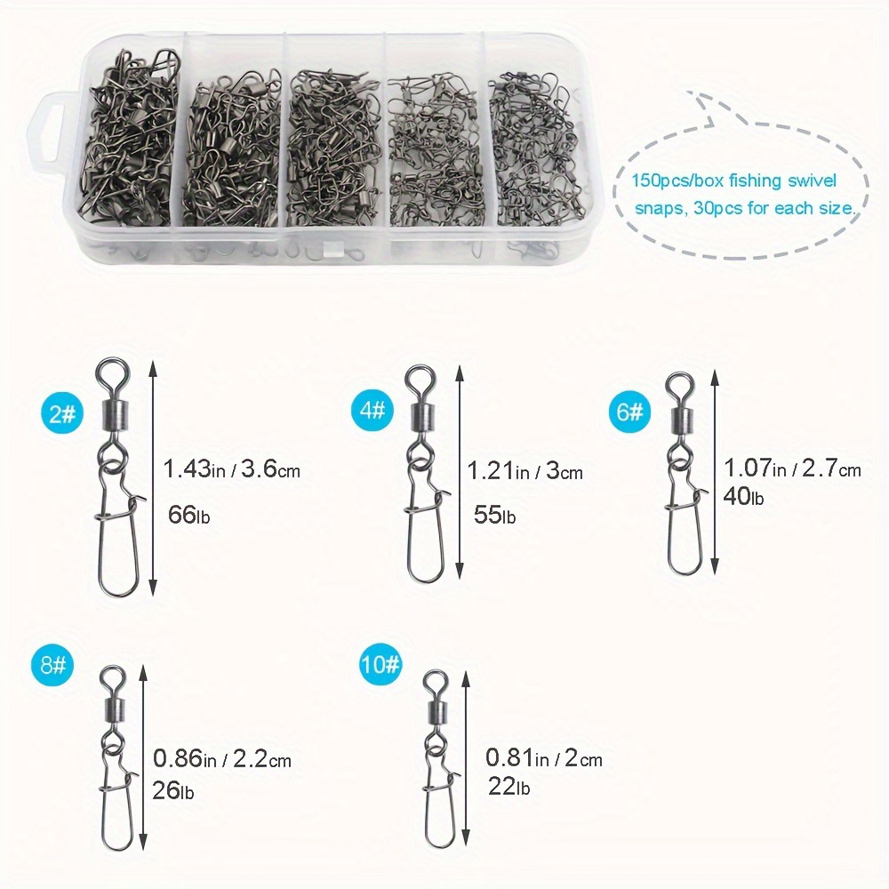 95/210 ชิ้นชุดอุปกรณ์เชื่อมต่อ - Fishing Equipment Tackle บทวิจารณ์และราคา