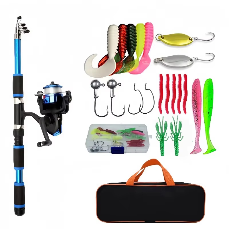 คันเบ็ดครบชุด ชุดอุปกรณ์ตกปลา  - Fishing Equipment For Kids บทวิจารณ์และราคา