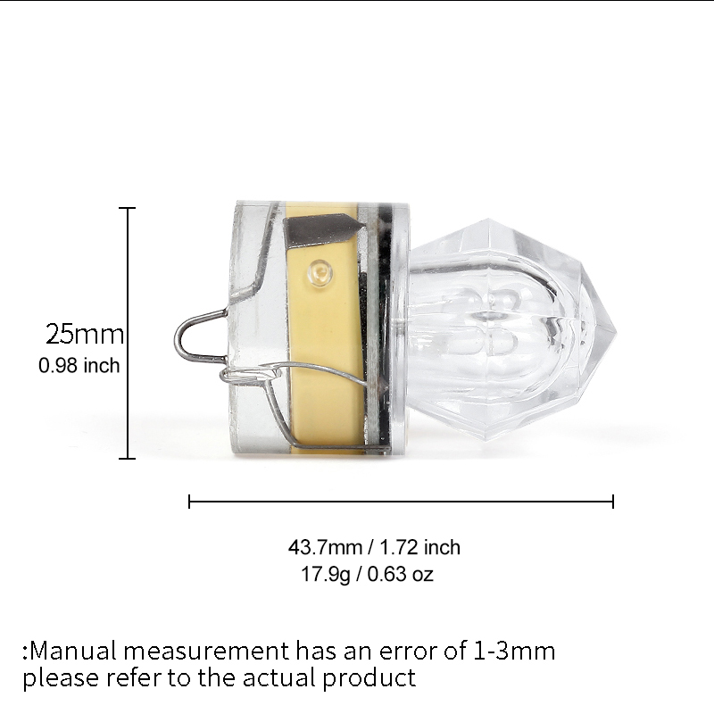 10 ชิ้น LED โคมไฟตกปลาใต้น้ําเ - Fishing Equipment Tackle บทวิจารณ์และราคา