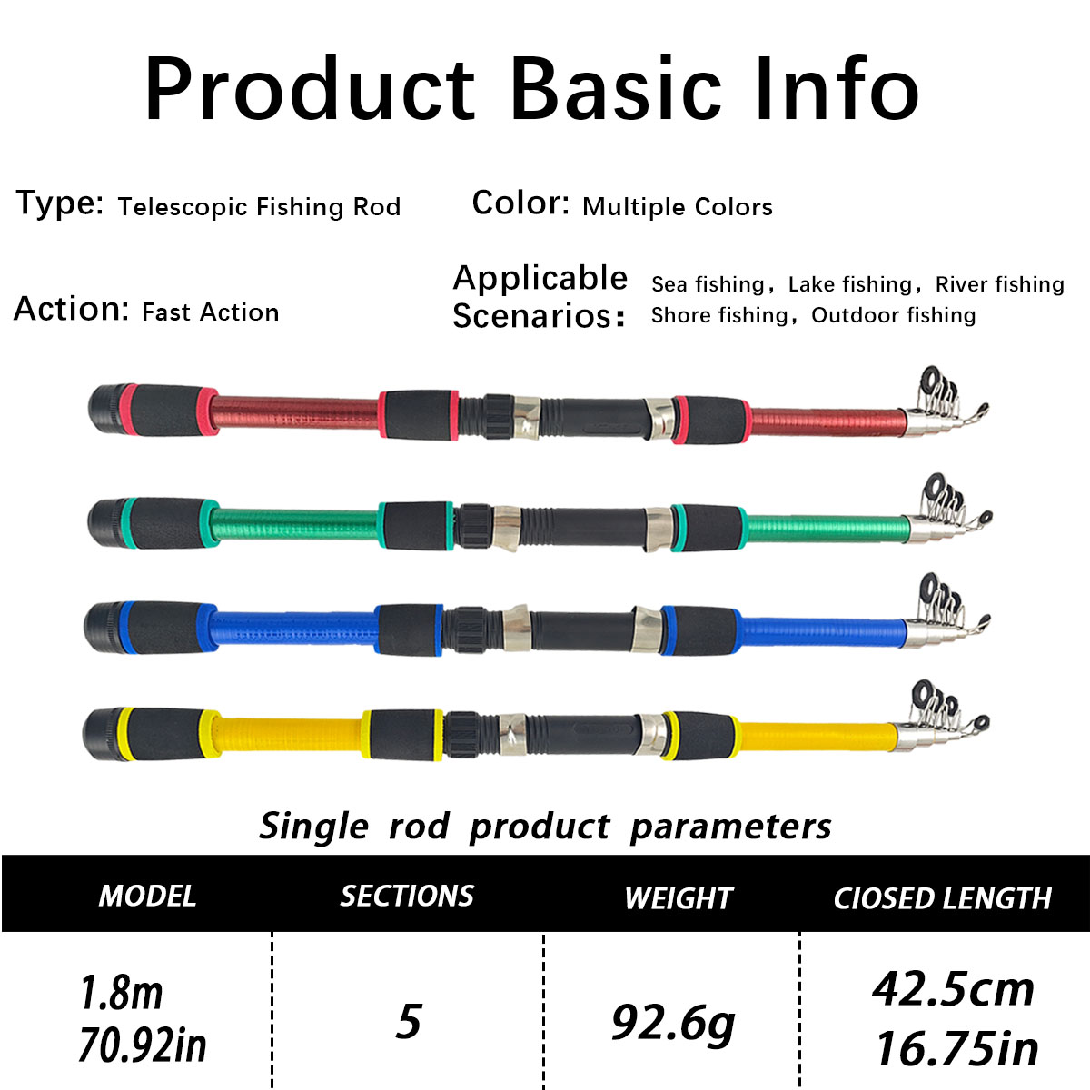 ชุดคันเบ็ดตกปลาทะเลแบบยืดหดได้ - Fishing Equipment For Kids บทวิจารณ์และราคา