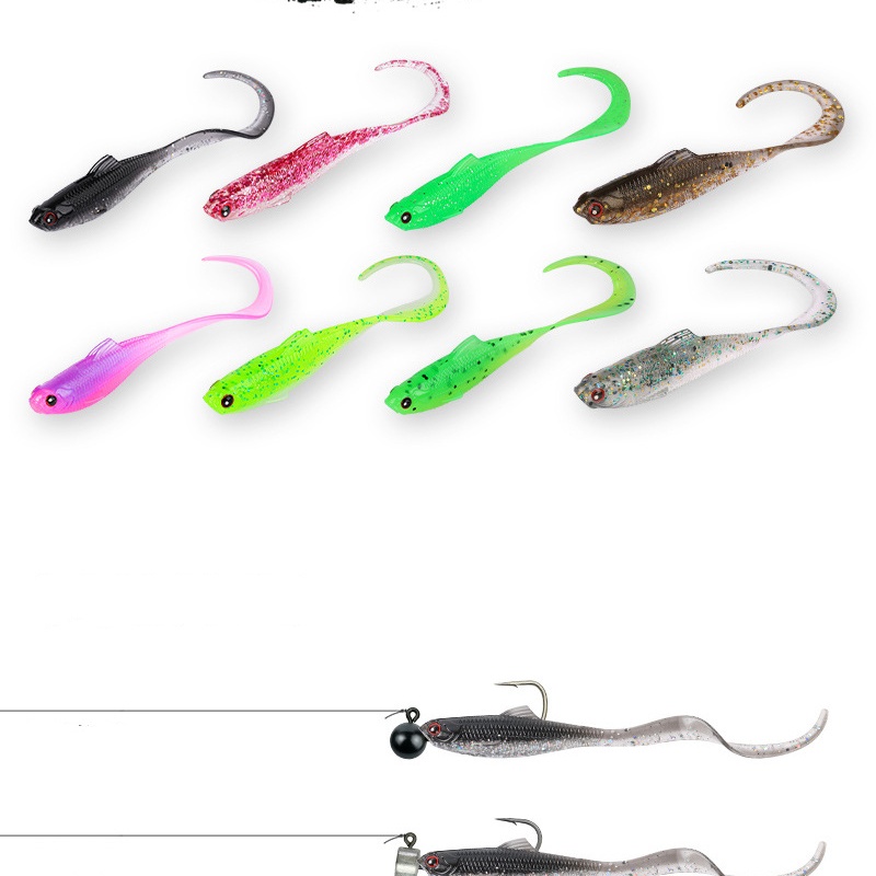 เหยื่อตกปลาแบบนิ่ม เหยื่อปลอม  - Fishing Equipment Deals บทวิจารณ์และราคา