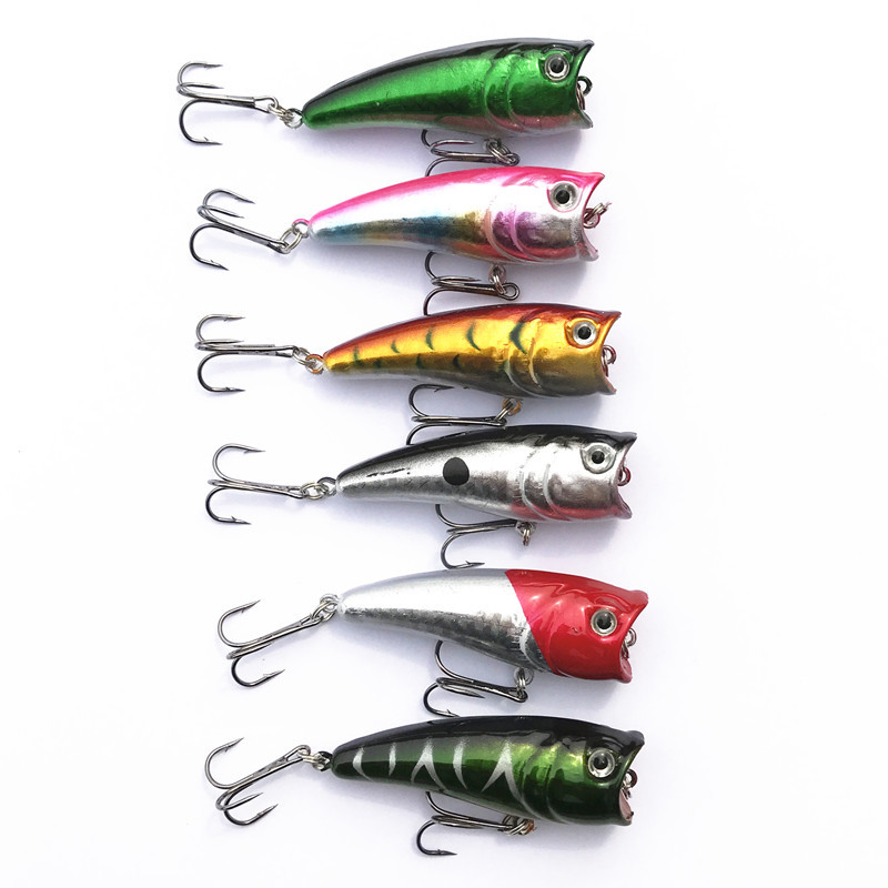 เหยื่อตกปลา Popper เหยื่อ 6 ซม - Fishing Equipment Deals บทวิจารณ์และราคา
