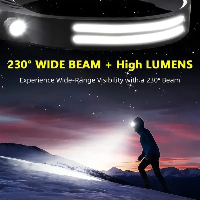 ไฟหน้าแบบเซ็นเซอร์ LED ไฟฉายคา - Fishing Headlamp บทวิจารณ์และราคา