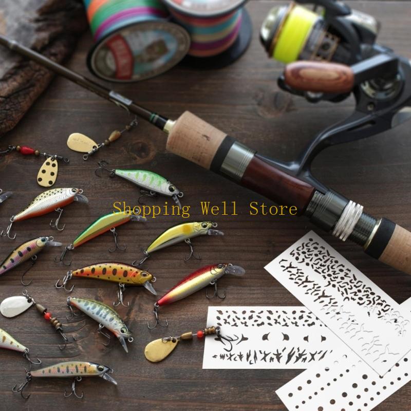 KX4B 6 ชิ้น ประมง ล่อภาพวาดแม่ - Fishing Equipment Tackle บทวิจารณ์และราคา