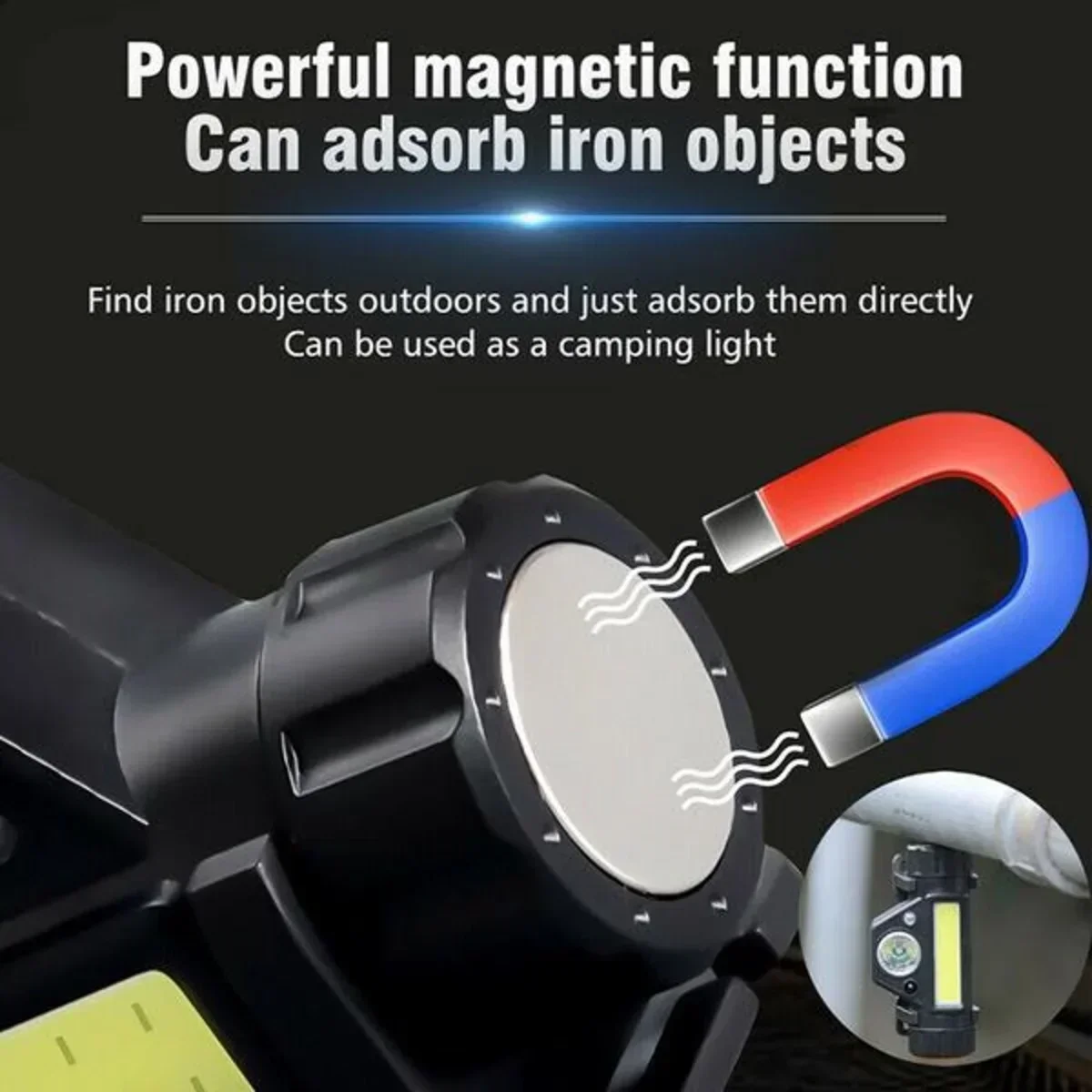 ไฟหน้าแบบชาร์จไฟได้ COB LED US - Fishing Headlamp บทวิจารณ์และราคา
